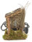 Brunnen Krippe Holz Kork Moos 13x10x9 cm