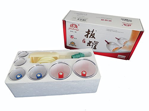 rukauf HQ 6 pcs médicale Chinoise Vide Massage ventouses de Soins de santé - Cupping