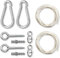 LA SIESTA Allround White - Fixation pour hamacs aux arbres et poteaux