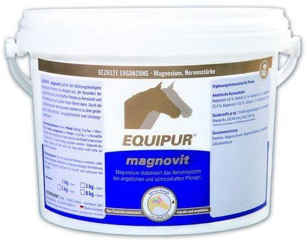 EQUIPUR magnovit | 3 kg | Ergänzungsfuttermittel für Pferde | Mit Magnesium & Vitamin B12