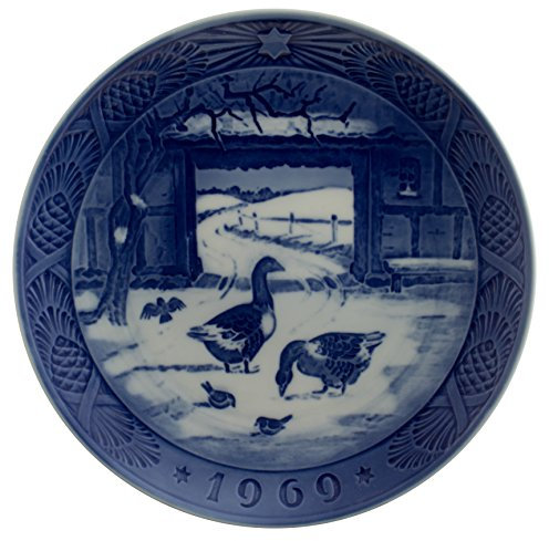 ROYAL COPENHAGEN PIATTO DI NATALE 1969 ORIGINALE PORCELLANA PRIMA SCELTA