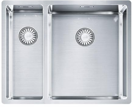 Franke Box BXX 160-34-16-122.0375.283 Évier en acier inoxydable lisse