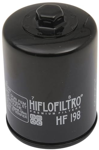 HifloFiltro HF198 Ölfilter, Anzahl 1, Black