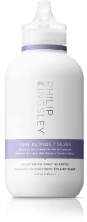 Philip Kingsley | Reines Blond/Silber Lila Aufhellendes Shampoo | Farbkorrigierendes Shampoo für blondes, silbernes, graues, platinblondiertes, messingfarbenes Haar | ca. 250ml