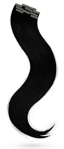 LCP Hairproducts Premium Tape In Extensions 50 cm Virgin Echthaar 10er Set 50 cm á 2,5 g