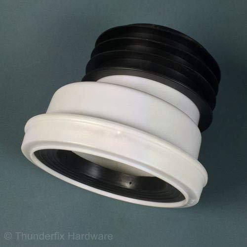 Offset WC Toilet Pan Connector to 110mm Soil Pipe
