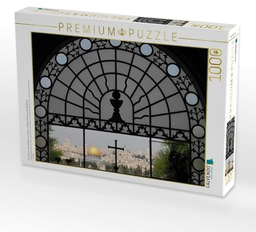 CALVENDO Puzzle EIN Motiv aus dem Kalender Jerusalem - Heiliges Zentrum dreier Religionen | 1000 Teile Lege-Größe 64 x 48 cm Foto-Puzzle für glückliche Stunden