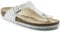 BIRKENSTOCK Unisex-Erwachsene Gizeh Birko-Flor Sandalen, Weiß (Weiss), 46 EU