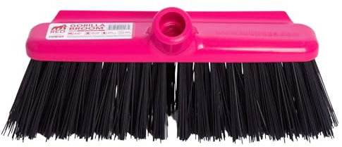 Red Gorilla Replacement Broom Head Part for Pink Gorilla Broom Sweeping Brush Screw Fitting 30cm Head