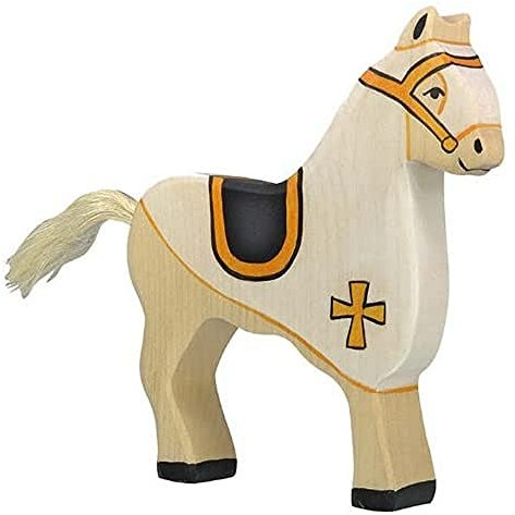 Holztiger Turnierpferd, wei�, 80251
