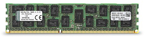 Kingston KTD-PE313LV/16G - Memoria especifica para Servidor DELL DDR3 de 16 GB (1333 MHz Reg ECC bajo Voltaje)