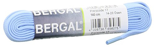 Bergal Sneaker Laces Schnürsenkel 10 mm breit verschiede Farben (140 cm, Hellblau 065)