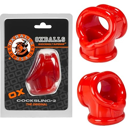 Oxballs Cocksling-2 red, 1er Pack (1 x 1 Stück)