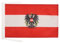 AZ FLAG - Flagge Österreich Mit Adler - 45x30 cm Mit Kordel - Österreichische Fahne 30 x 45 cm - Flaggen