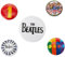 The Beatles BP80475 Abzeichen, Kunststoff, Mehrfarbig, 10 x 12.5 cm
