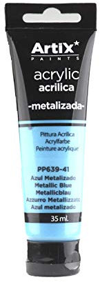 plascolor pp639 – 41 – Acrylfarbe, 35 ml, Blau Metallic