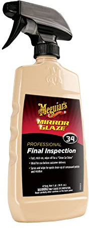 Meguiar's Specchio Glaze 34 Professional Final Ispezione Detailing Spray 473ml M3416