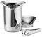 Georg Jensen GJ 083790 Eisbock mit Zange, Edelstahl, stainless steel, 18,5 x 24,4 x 23,3 cm