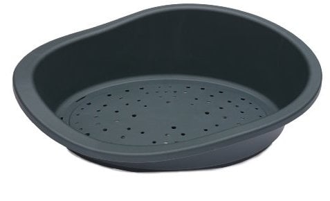 Rosewood Sonny Classic Plastic Dog Bed, Graphite, 65cm