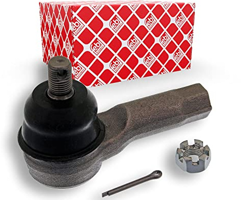 febi bilstein 42455 Spurstangenendstück mit Kronenmutter und Splint, 1 Stück