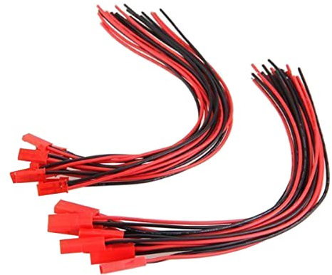 Haobase 10 Paare Kabel mit JST-Stecker männlich weiblich 150mm für Servo RC Aircraft