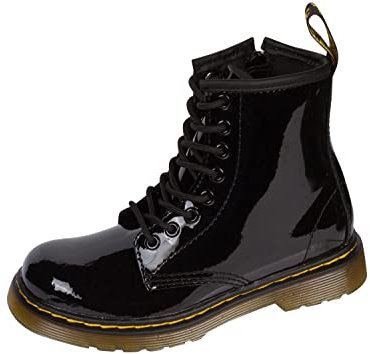 Dr. Martens Unisex Kinder Delaney Bootsschuhe, Schwarz, 33 EU