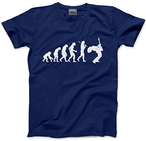 HotScamp Evolution of a Guitarist Guitar Player - Mens Unisex T-Shirt