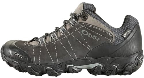 Oboz Men's Bridger Low B-Dry, Dark Shadow, 9.5