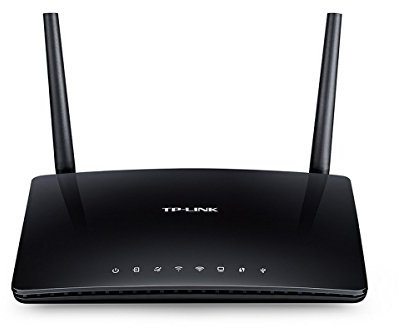 TP-Link Archer D20 WLAN Router (ADSL/ADSL2+, 802.11ac/a/b/g/n, 733Mbit/s, USB 2.0 Port, feste Antennen, inkl. ADSL Splitter,Annex A, geeignet für Österreich/Schweiz)