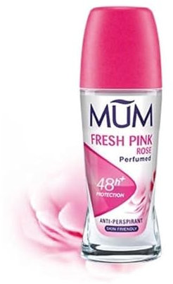 Mum Deodorant Sans Alcool Roll-on 48h Rose 50ml