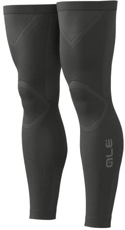 Alé Cycling Unisex Seamless Leg Warmers, Black, One Size