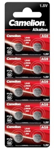 PILE POUR MONTRE 1.5V-50MAH LR936/AG9 10 PCS/BL