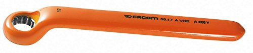 FACOM Ring Spanner, 1000 V, Insulated, 1 Piece, 55.18AVSE