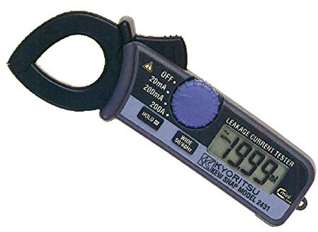 Kyoritsu KEW-2431 Stromzange digital CAT III 300V Anzeige (Counts): 2000
