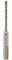 Izar 32043 Broca-Martillo SDS Plus Zentro 4+, Hormigón Reforzado, 1891, 5.0 mm Diámetro Corte, 50 mm Longitud Corte, 115 mm Longitud