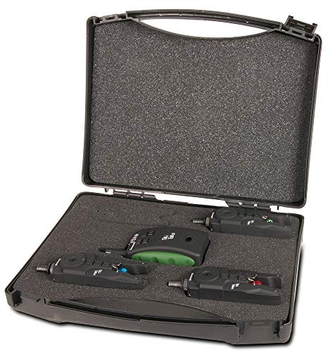 Anaconda Unisex – Erwachsene Tiki Taka 3er Funkset Rot Blau Grün 2048603 Bissanzeiger, Schwarz, 1 Set (3 1 Empfänger)