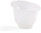 Doomoo Basics – Shantala White Baby-Badewanne für Neugeborene – Ergonomische Babywanne zum Sitzen von 0 bis 6 Monate – Badeeimer mit hohen Wänden für ein Rundum Geschütztes Gefühl – Speichert Wärme