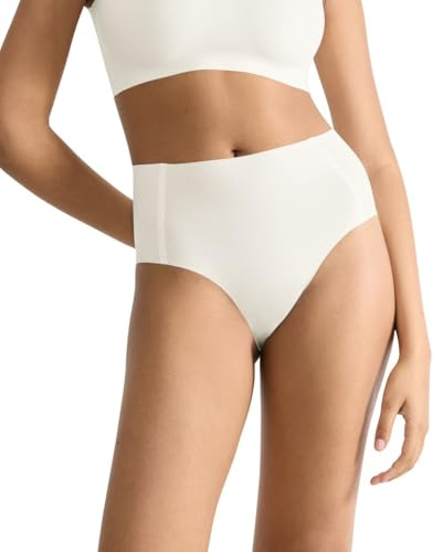 Sloggi Damen Unterhose Zero Feel 2.0 High Waist, XXL, Silk White