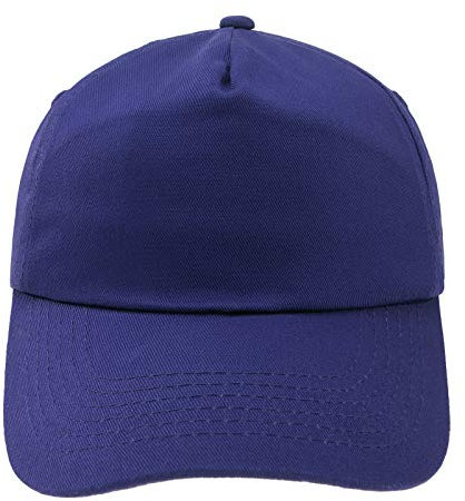 4sold Junior 100% Baumwolle 5 Panel Cap Unisex Jungen Mädchen Mütze Baseball Cap Hut Kinder Kappe Snapback Baseballcap Kappe Einfarbig Sonnenschutz Sonnenhut Basecap Einstellbar Baseballkappe Kinder