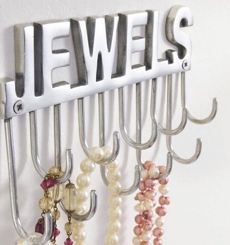 Liamare Wandhaken Schriftzug Jewels für Ketten & Accessoires Silber B-Ware