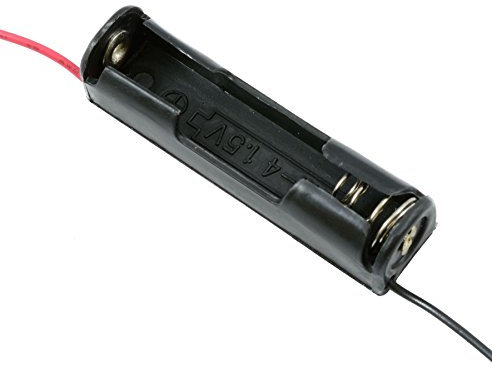 AAA x 1 Open Battery Holder Box With 150mm Wires Leads