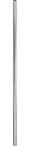 SkyRevolt 2m Antennenmast SR-48 Stahl 48mm SAT Mast Satmast verzinkt Antenne Montage Stange Stangenrohr