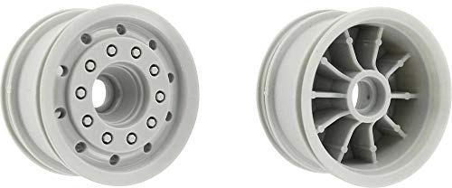Carson Modellsport 1666556 500907013 1:14 Truck Rims 27.5 mm Plastic Euro Look Grey Pack of 2