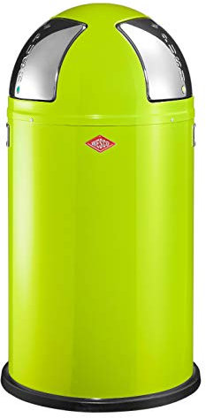 Wesco Push Two Tretabfalleimer, Edelstahl, 40 x 40 x 77,5 cm