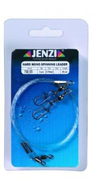 JENZI Hard Mono Spinnvorfach, Schnur 0,50mm, Länge 60cm.