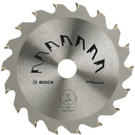 Bosch 2609256876 Précision Lame de scie circulaire 24 dents carbure Diamètre 235 mm alésage/alésage avec bague de réduction 30/25 Largeur de coupe 2,5 mm