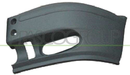 Prasco - FD9101114 - Ford - Transit Mk VI - Mod. 03/00-02/06 - Stosstangenecke Vorne Links-Grau-Genarbt-Mit Loechern Fuer Nsw