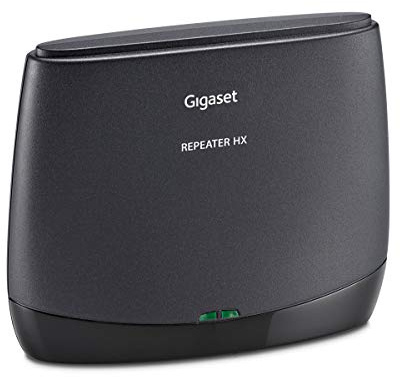 Gigaset Repeater 2.0, Espande il Raggio d'Azione dei Cordless, Nero [Italia]