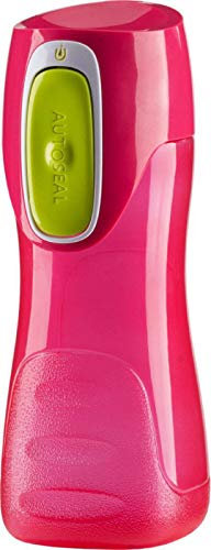 Contigo Trekker - Cantimplora con cierre antiderrame AUTOSEAL, color Rosa (Pink/Citrus), 420 ml
