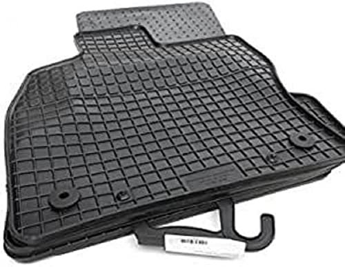 PETEX 61510 kh Teile Gummimatten Original Qualität Gummi Fußmatten 4-teilig schwarz